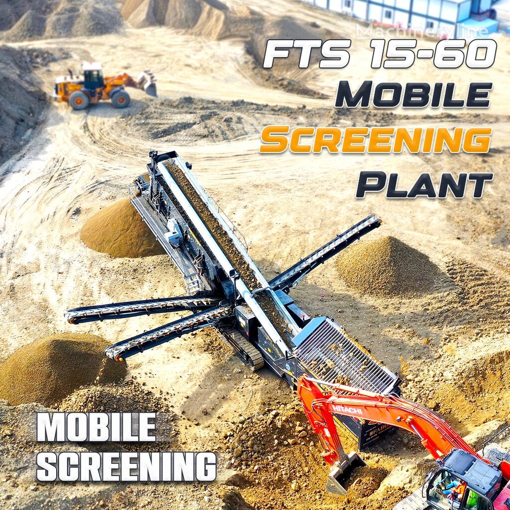 нов трошачка Fabo  FTS 15-60 MOBILE SCREENING PLANT 500-600 TPH | Ready in Stock