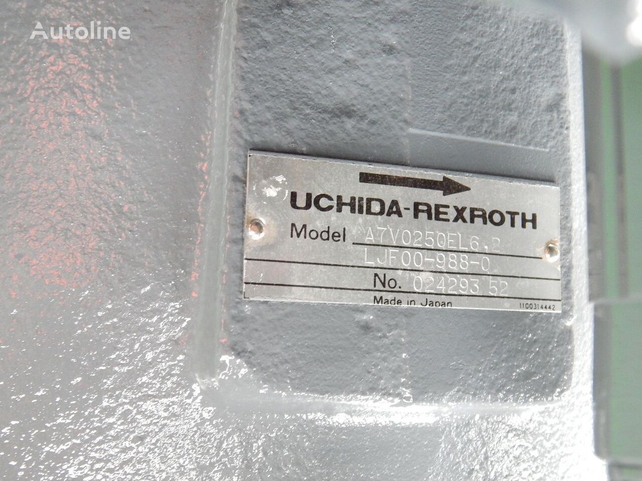хидравлична помпа Fiat-Hitachi UCHIDA REXROTH A7V0250EL6. 2 UCHIDA REXROTH A7V0250EL6. 2 за багер Fiat-Hitachi EX455