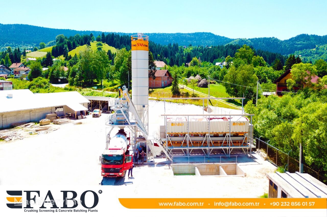 нов бетонов възел Fabo  SKIP SYSTEM CONCRETE BATCHING PLANT | 110m3/h Capacity | STOCK