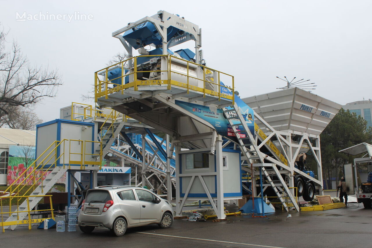 нов бетонов възел Promax Mobile Concrete Batching Plant M100 TWN