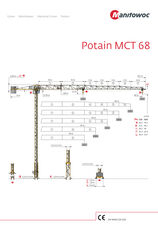кулокран Potain MCT 68