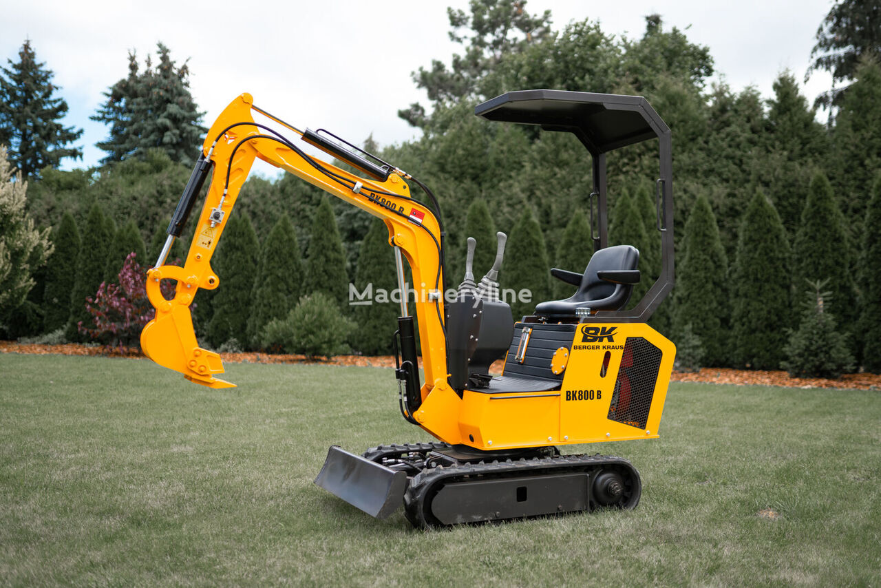 нов мини багер Berger Kraus BK800B Nowa minikoparka Mini excavator