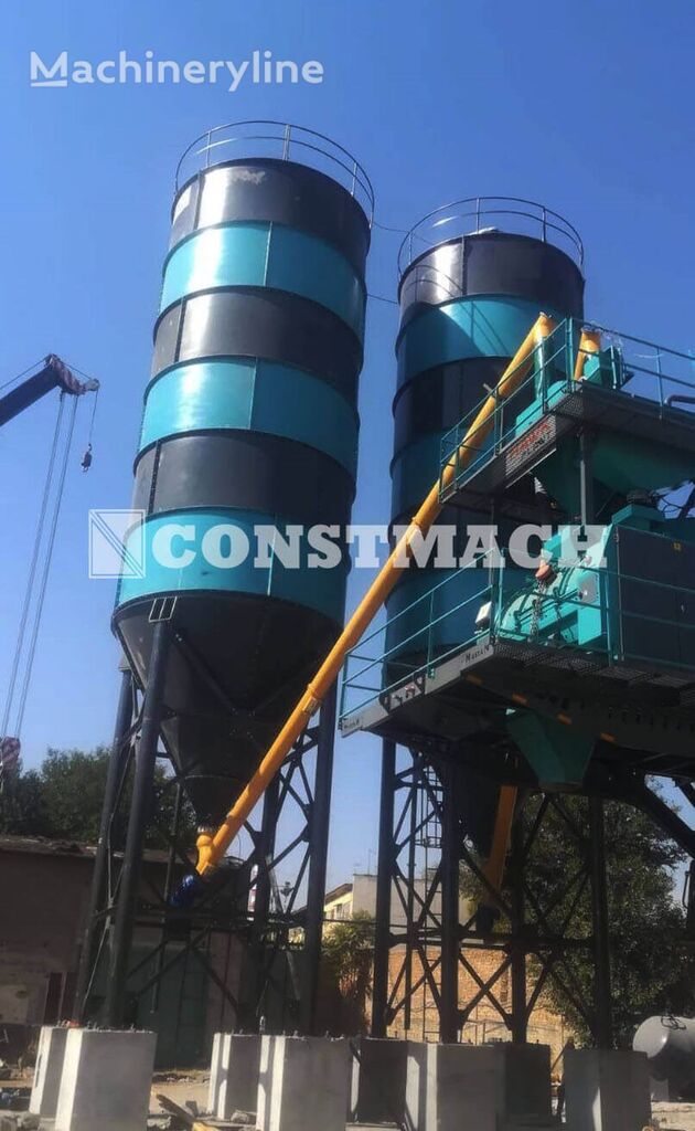 нов силоз за цимент Constmach Cement Storage Silo System 200 Ton Capacity